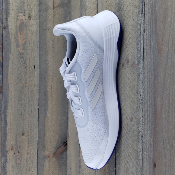 adidas QT Racer Sport Women's Running Shoe Cloud White Semi Night Flash NEW - Picture 6 of 8